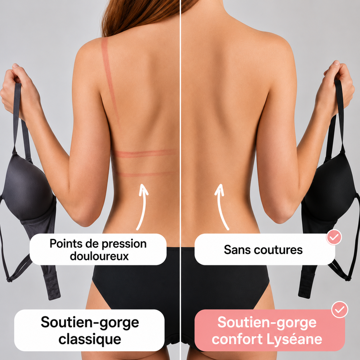 Soutien-gorge confort sans coutures ni armatures
