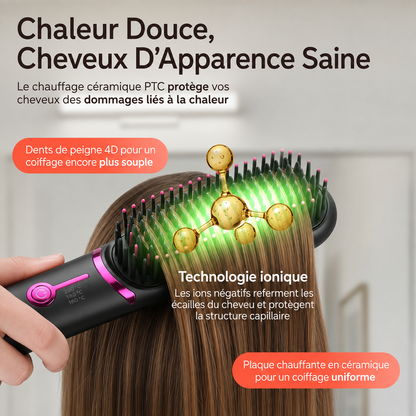 Manorra SoftHeat™ 3 | Brosse Lissante Sans Fil