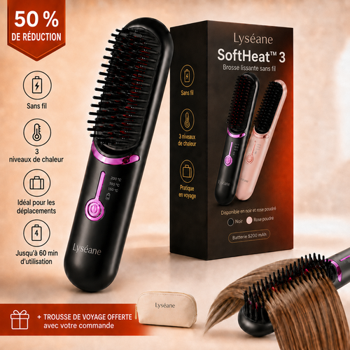 Manorra SoftHeat™ 3 | Brosse Lissante Sans Fil