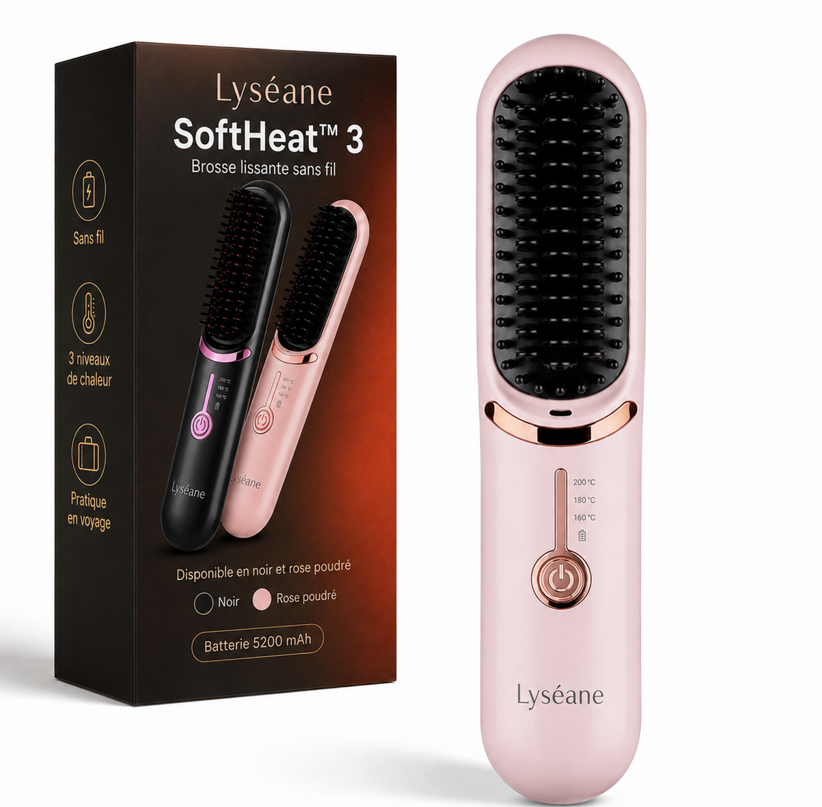 Manorra SoftHeat™ 3 | Brosse Lissante Sans Fil